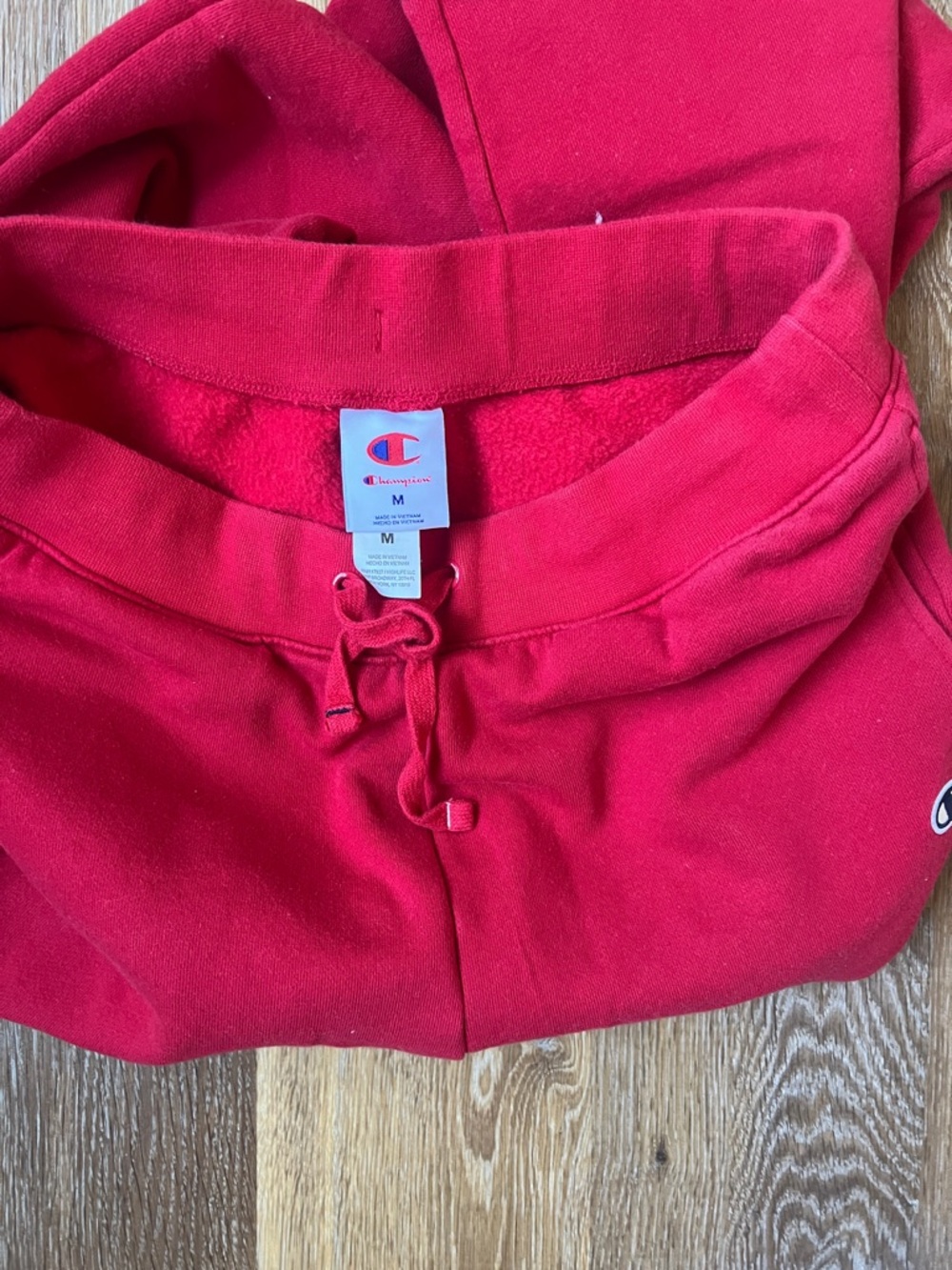 ChampionRed Fleece sweatPants - Picture 3 of 3